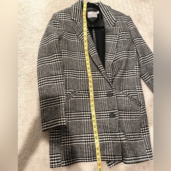 ASOS black and white coat, US 4 - Picture 2 of 7